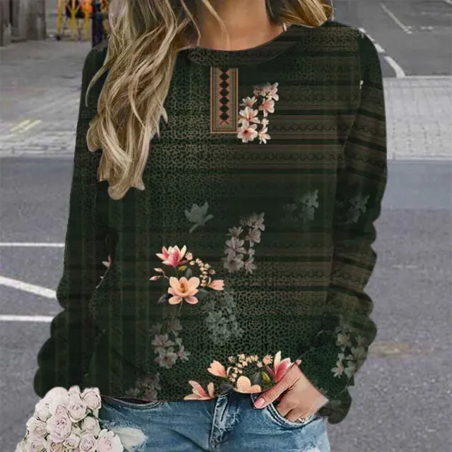 Women's Tie dye Retro Printing 3D Digital Printing Sweater Ylwyxps056 4Xl - Shop at LoveMi
