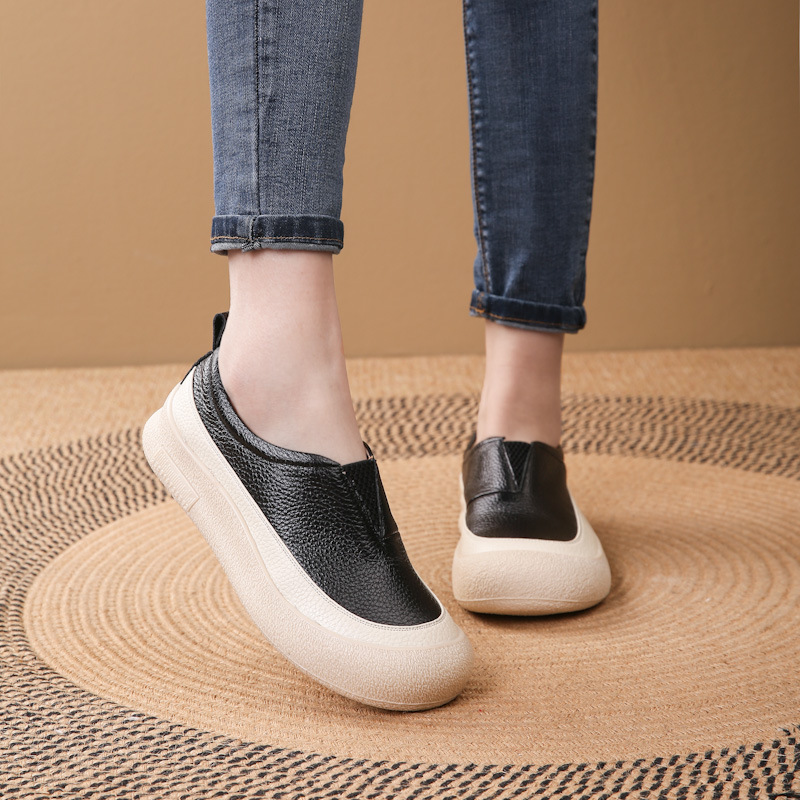 Faux Leather Slip-On Loafers, picture 3 of 5