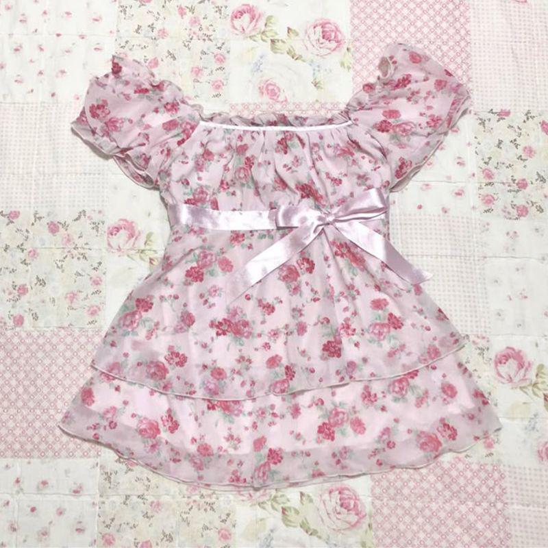 Sweet Girl Puff Sleeve Princess Super Beautiful Pettiskirt Top