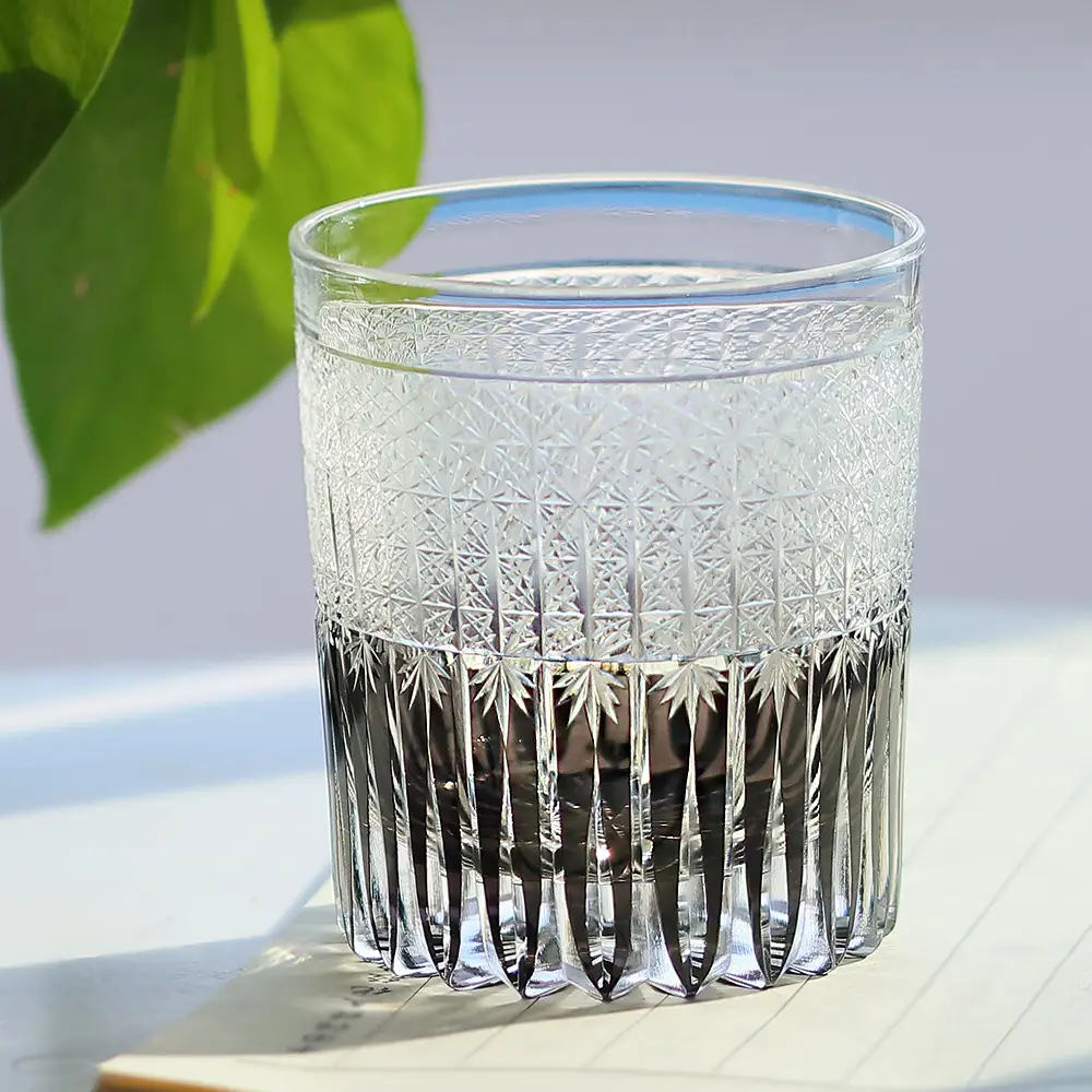 Japanese-style Edo Kiriko Whiskey Glass Made Of Crystal Glass