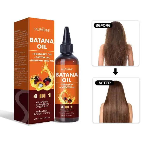 120ml Moisturizing Repair Strong And Tough Anti hair Loss BATANA OIL 120Ml - Shop at LoveMi
