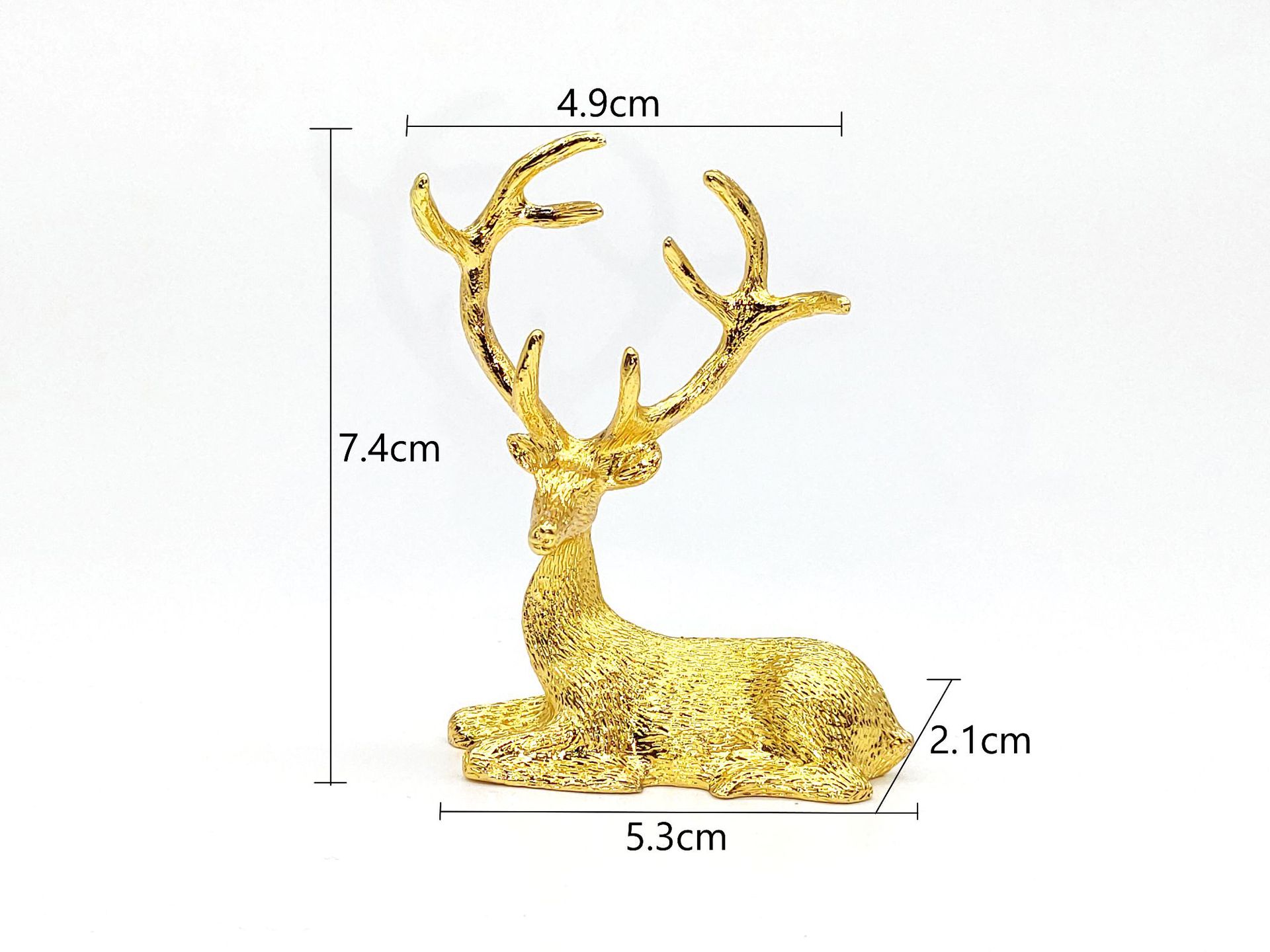 Title 9, Creative And Slightly Luxury Zinc Alloy Elk Car...