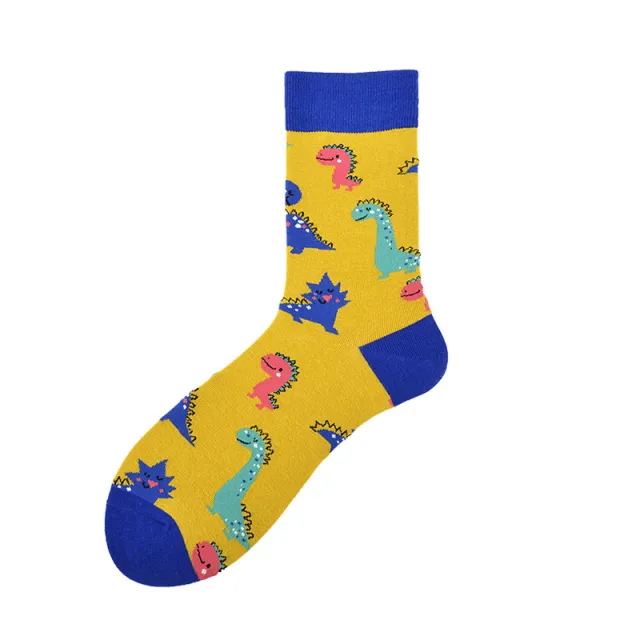 Creative Couple Cotton Mid high Socks Dinosaur - Shop at LoveMi