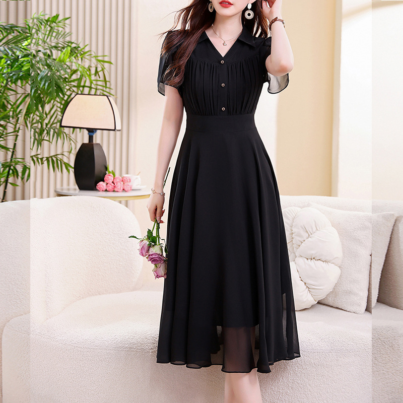 Slimming Waist-cinching Midi Dress For Women