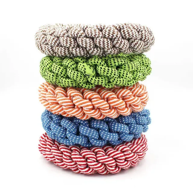 Cotton String Molar Braided Ring Knot Toy Random Color - Shop at LoveMi
