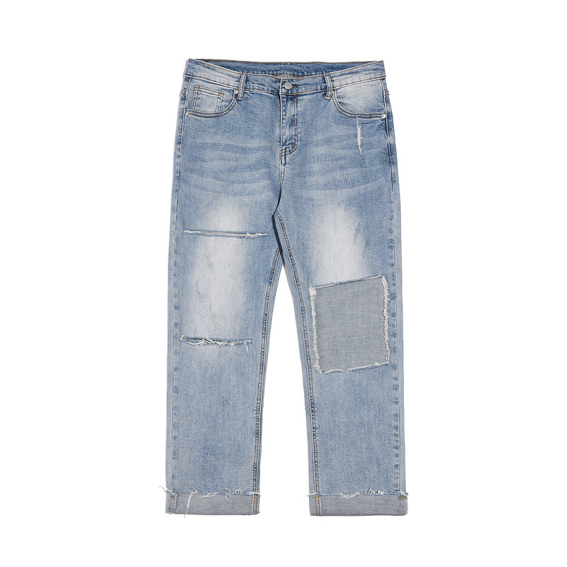 Title 2, Europese en Amerikaanse losse casual jeans, eff...