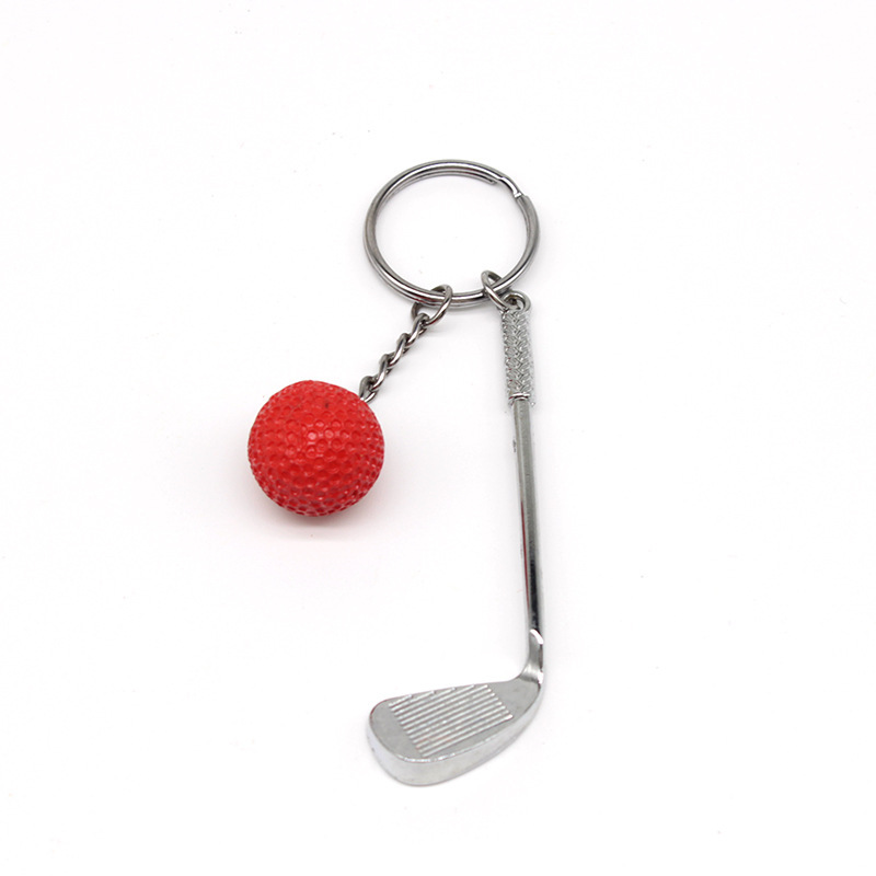 Golf Keychain Pendant Cross-border Gift Golf Creative European And American Metal Hardware Pendant Crafts - 6