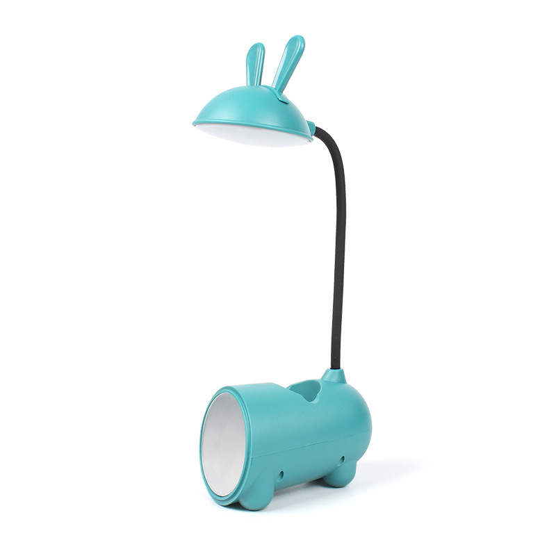 Simple Cartoon Desktop Pen Container Table Lamp Green - Shop at LoveMi