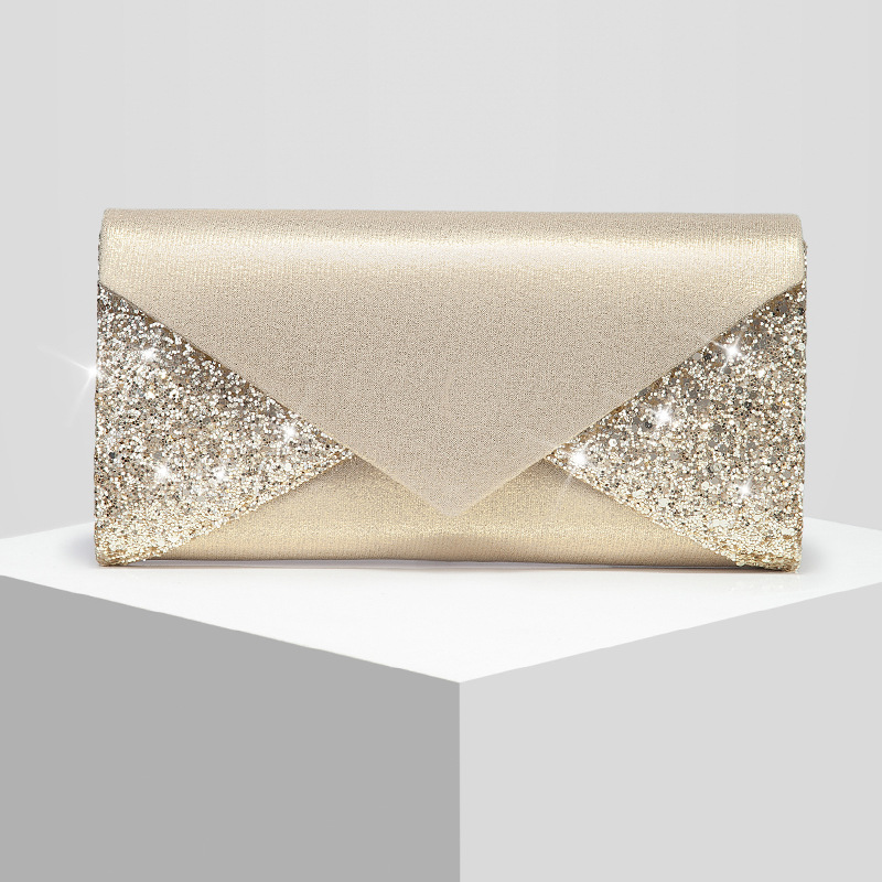 New Women's Sequin Evening Clutch Crossbody Bag