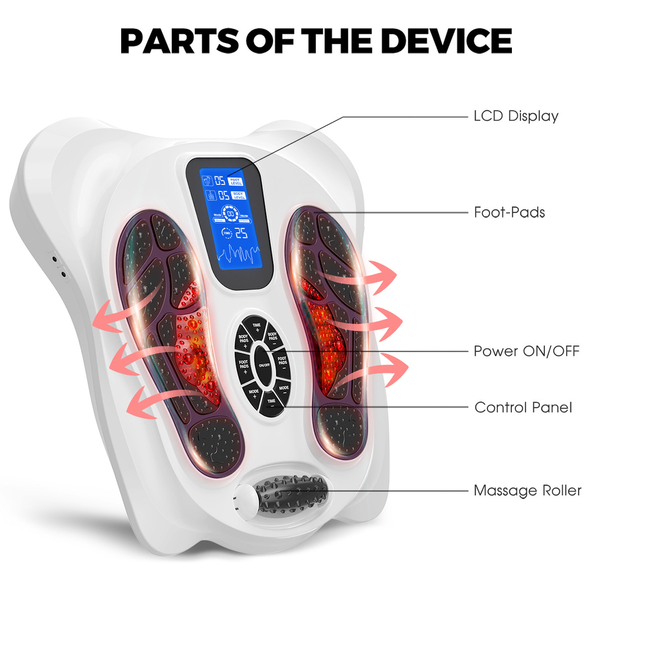 Low-Frequency Pulse Foot Massager