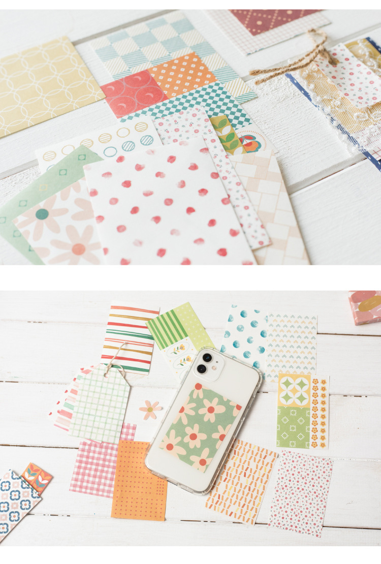 Retro Collage Material Paper Sweet Light Note Paper - Image 13