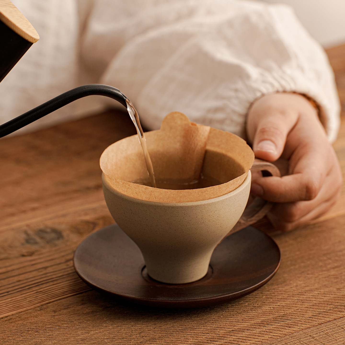 Retro Terracotta Coffee Cup Afternoon Tea Latte Mug
