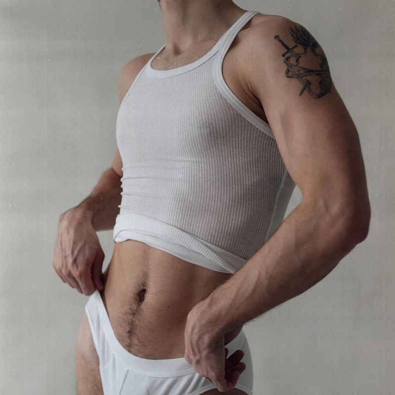 Men's Casual Stretch Knitted Close-fitting Vest