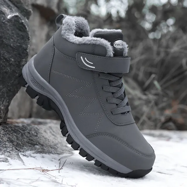 Casual Cotton padded Warm keeping Casual Shoes Gray - Shop at LoveMi