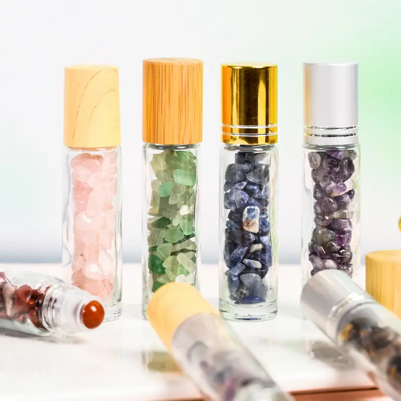 Natural Crystal Gravel Drift Bottle Gift Box