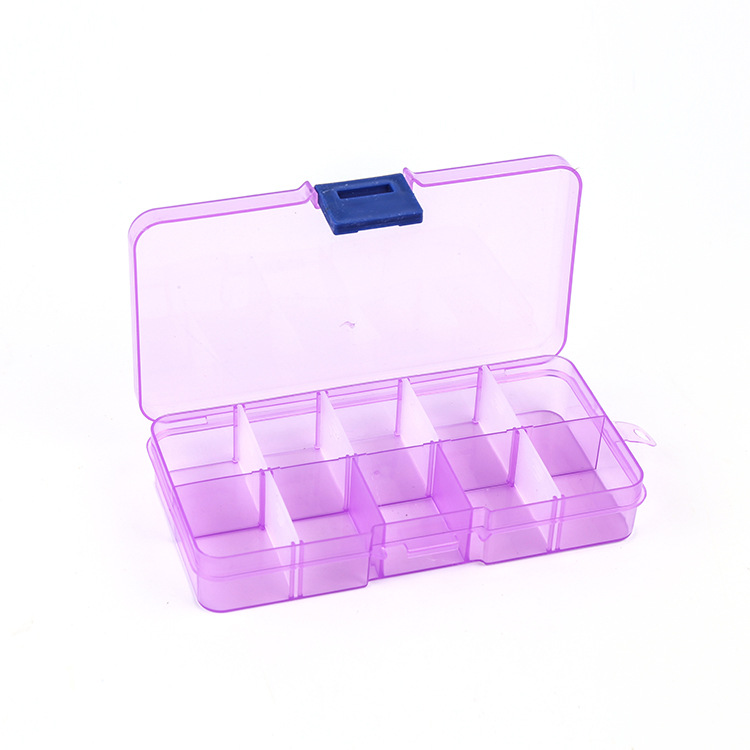 Plastic Detachable Accessories Jewellery Toy Parts Storage Box