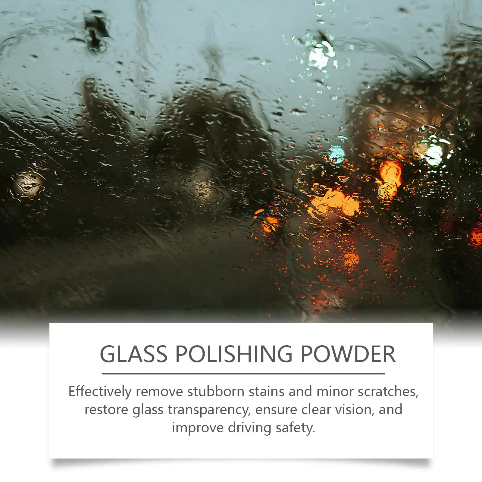 Car Glass Polishing Powder Oil Film