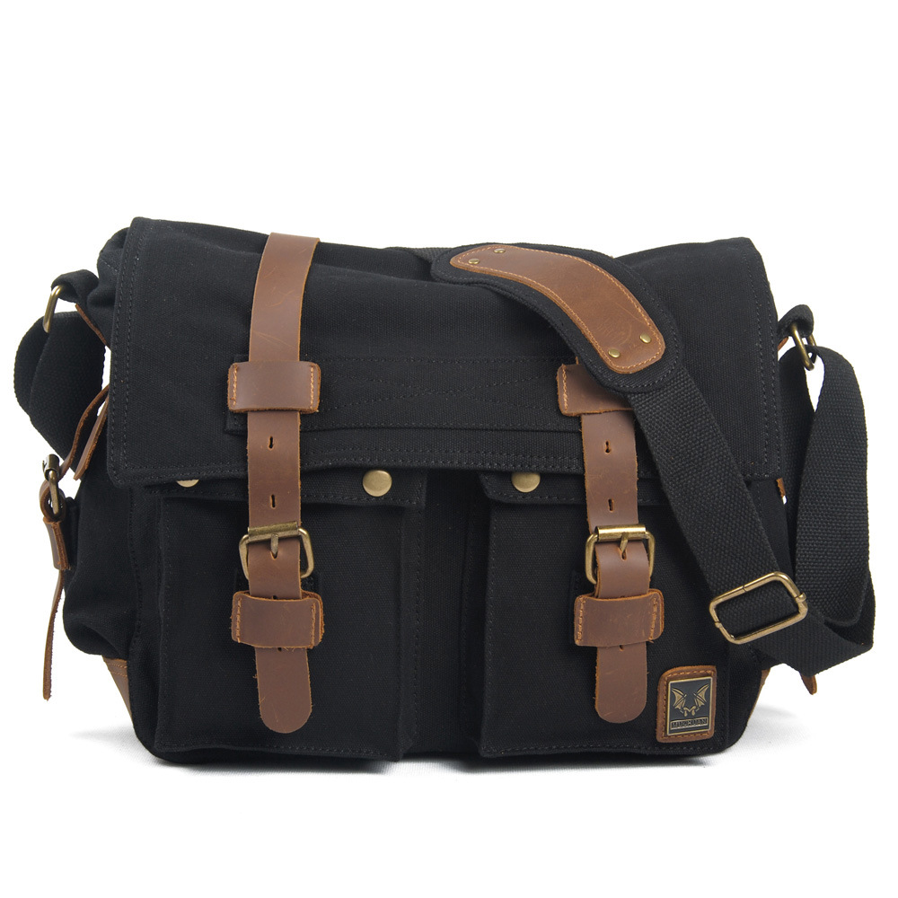 Men’s Crossbody Canvas Shoulder Bag