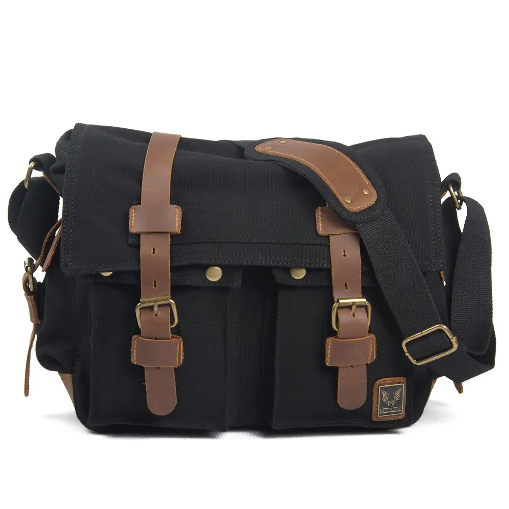 Men's Crossbody Canvas Shoulder Bag
