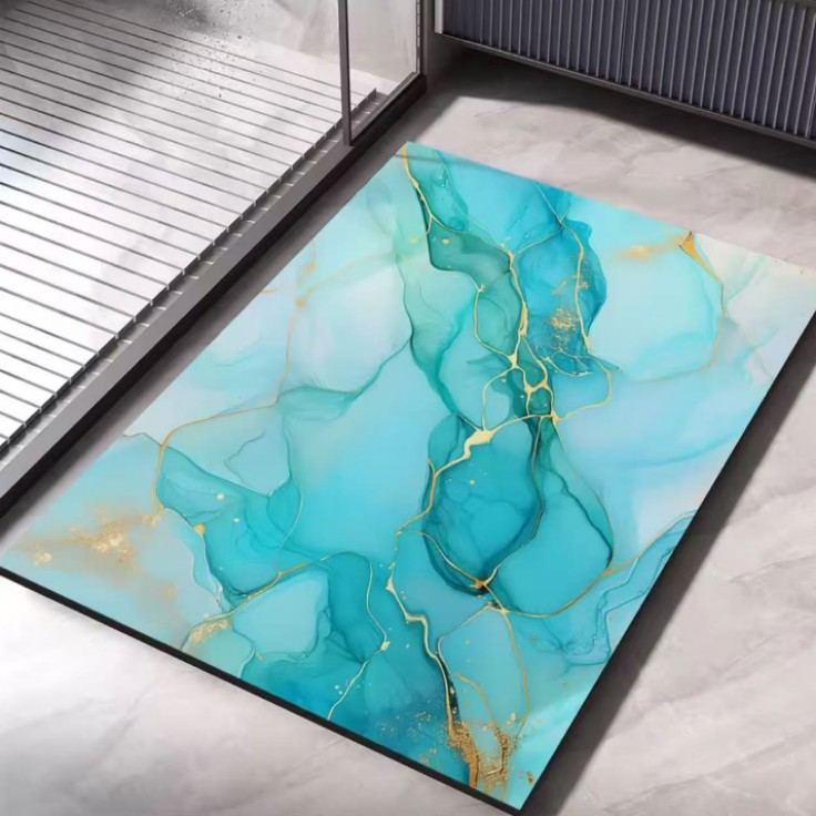 Non Slip Bathroom Floor Mat Durable Stain Resistant And Easy To Clean Foot Pad