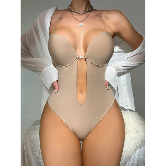 Invisible Backless Dress Inner Bra Jumpsuit Deep Flesh Color Xxl - Shop at LoveMi