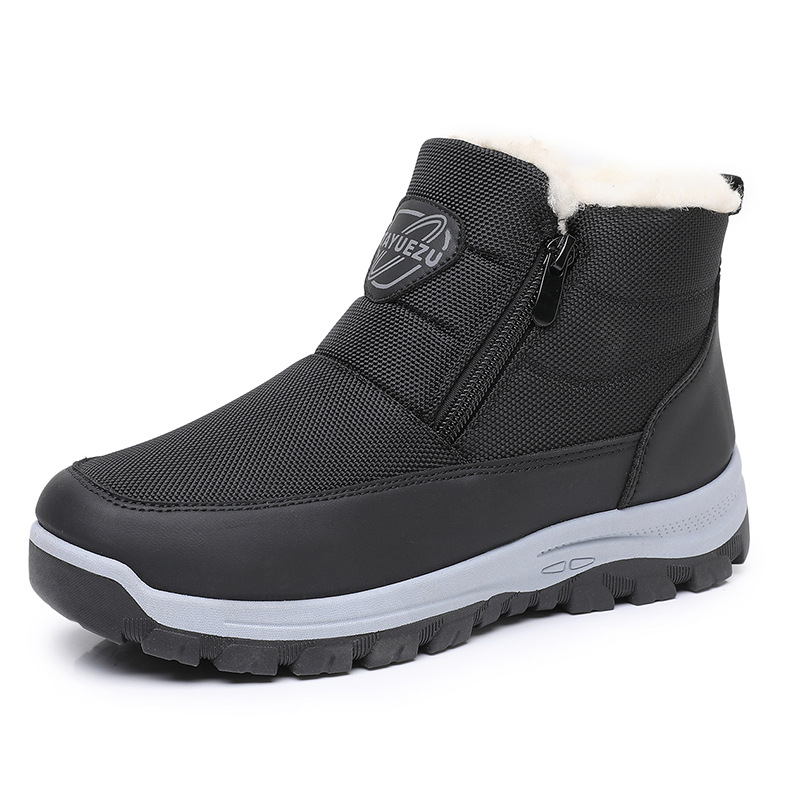 Fleece-lined Extra-thick Cold-resistant And Comfortable Side-zip Boots