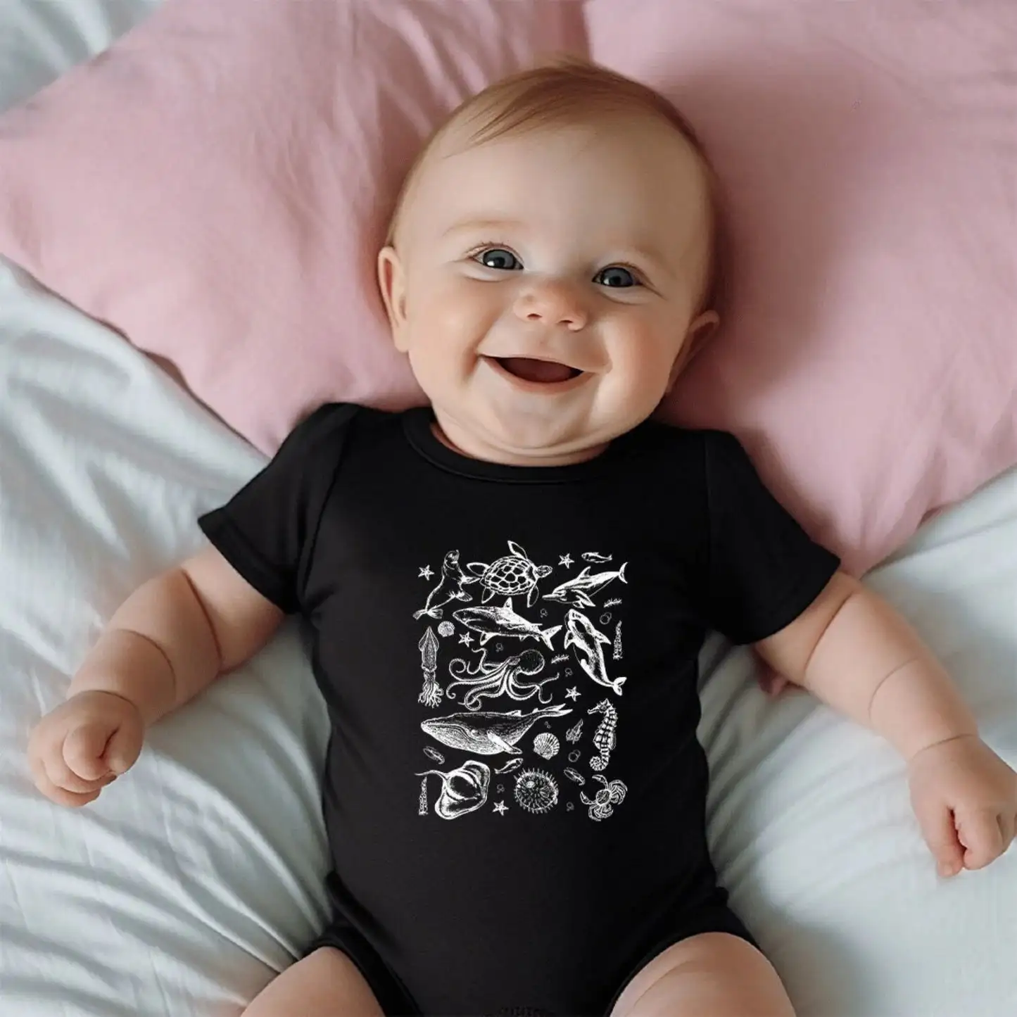 Children's Cute Printed One-piece Romper