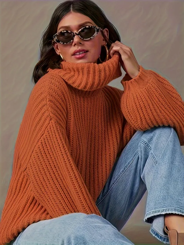 Soft And Elegant Solid Color Knitted Base Shirt Yellow - Shop at LoveMi