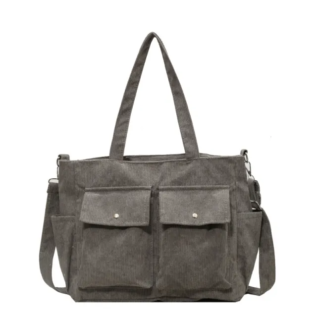Simple And Versatile Commuting Crossbody Tote Bag Gray - Shop at LoveMi