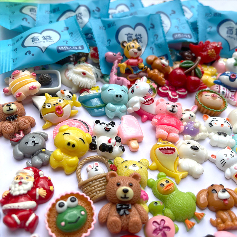 Christmas Blind Bag Small Animal Cute Mini Small Ornaments Luminous