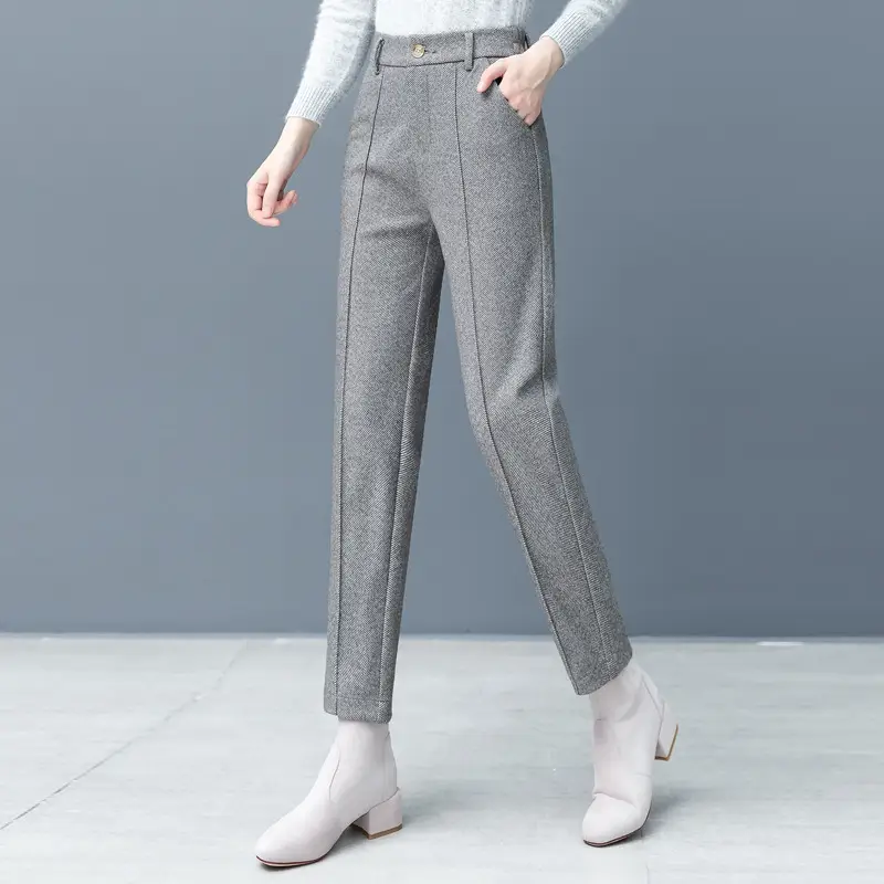 Autumn And Winter New All-matching Straight Casual Tappered Pants