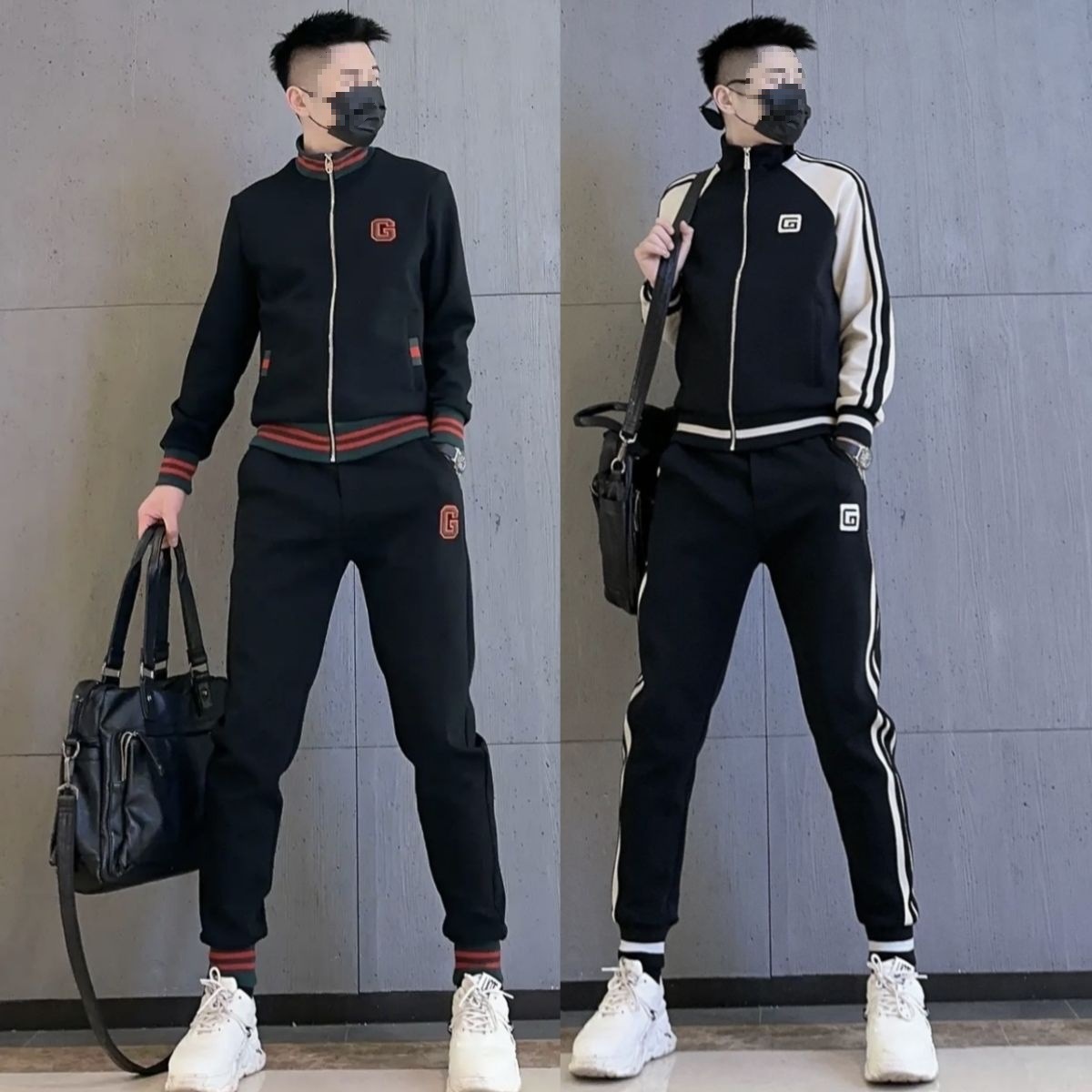 Light Luxury Simple Stylish All-Match Casual Sports Suit For Men