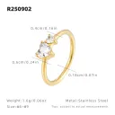 Golden Double Hearts