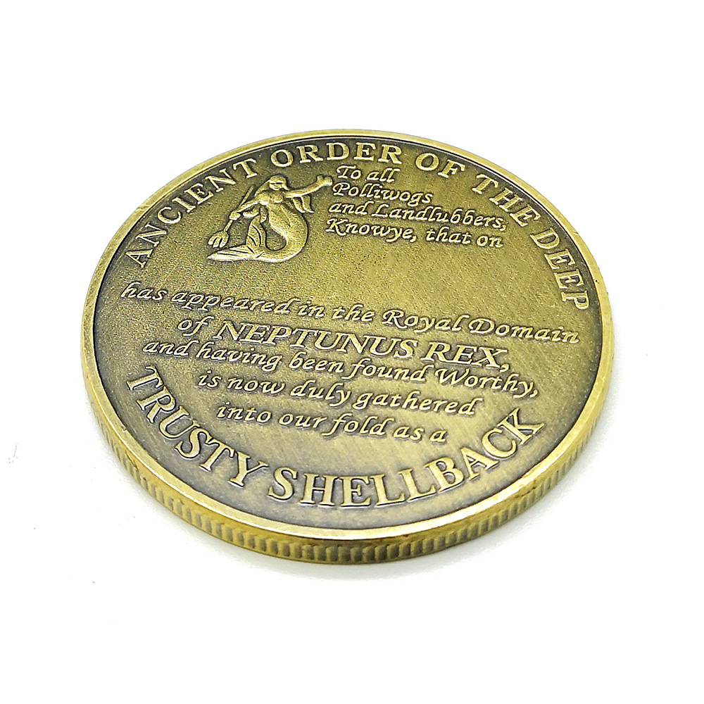 Title 6, Commemorative Medal Bronze Coins Sailor Boat