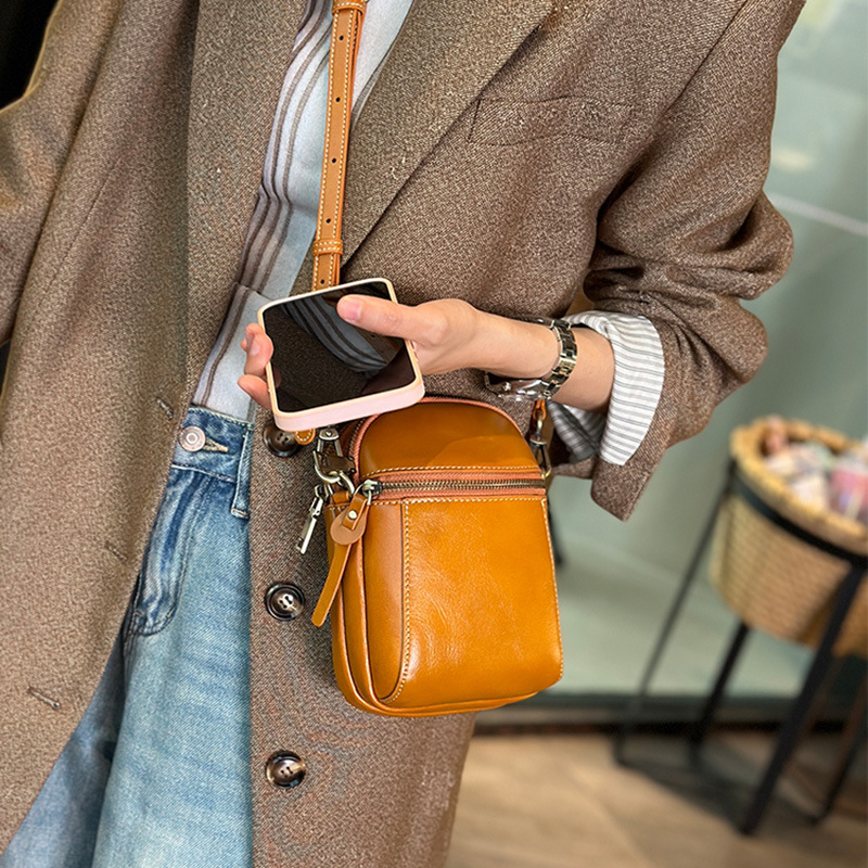 Leather Crossbody Bag, picture 2 of 6