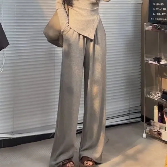 Solid Color Slim Fit Top All matching Suit Oatmeal Color Xxl - Shop at LoveMi