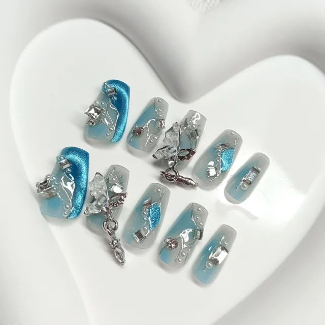 Popular Phototherapy Hand Worn Armor Ice Crystal Butterfly - Shop at LoveMi