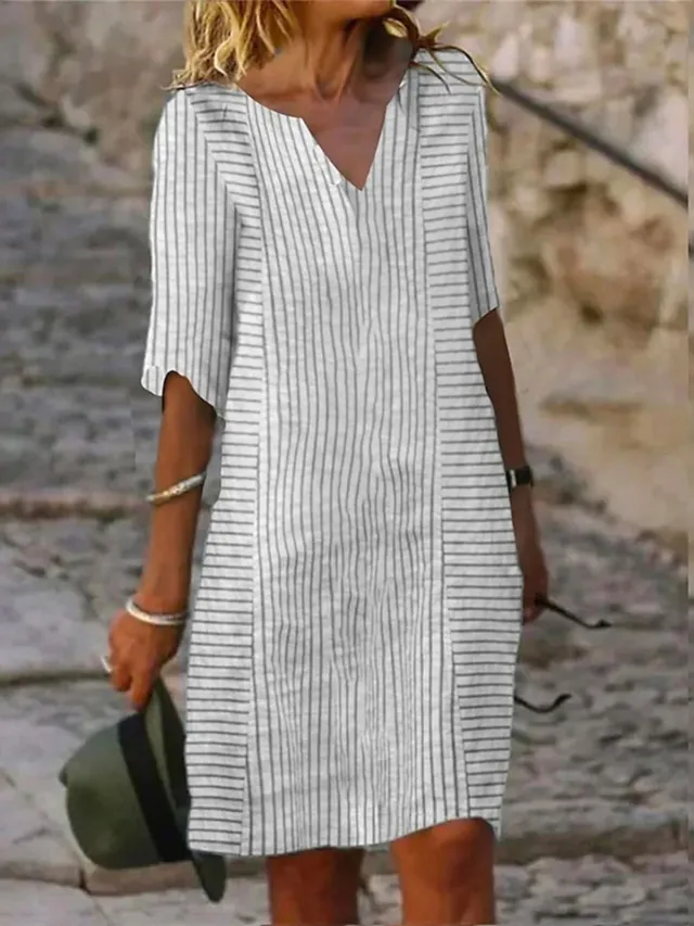 Long Sleeve Dress 3D Digital Printing European And American Women's Clothing Style 4 L - Shop at LoveMi