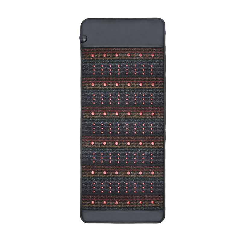 Colorful Crystal Cervical Massage Cushion Ruby Therapy Pad