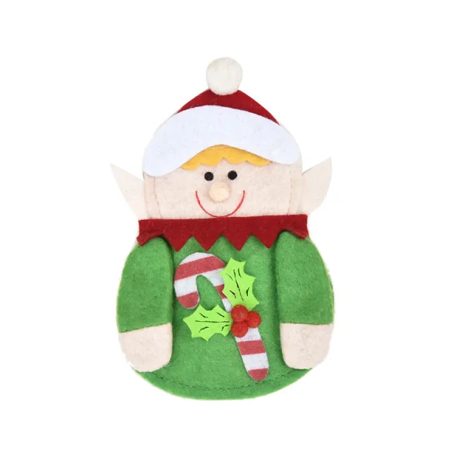 Creative Cartoon Doll Christmas Decorations Knife And Fork Cover J Cz40 Elf Style - Shop at LoveMi