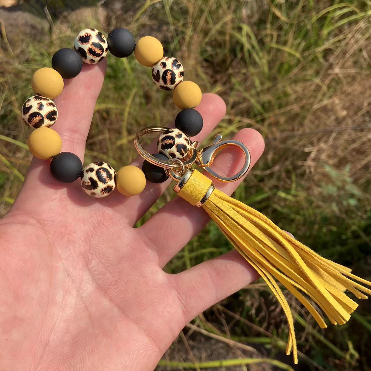 Wood Geometric Bracelet Taro Purple