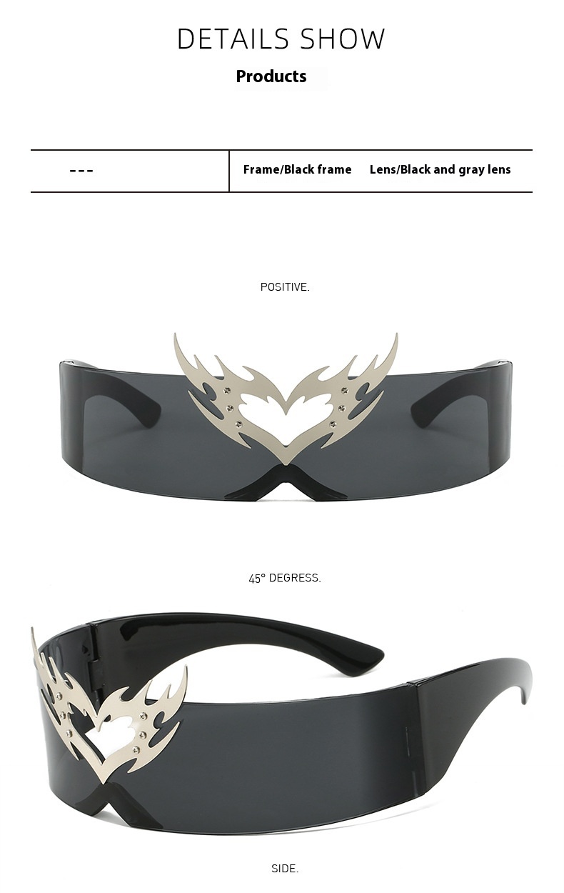 Future Technology Integrated Film Coated Personalized Disco Drag Cool Sunglasses - Image 21
