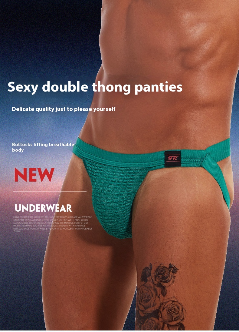 Men's Hip Revealing Home Sports Underwear 9