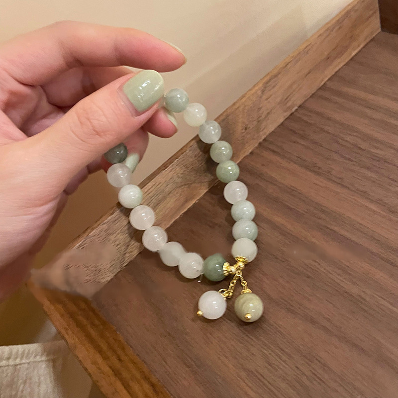 Small Rice-shaped Beads Multi-layer Beaded Bracelet Female Ethnic Style Light Luxury Minority Vintage Jewelry