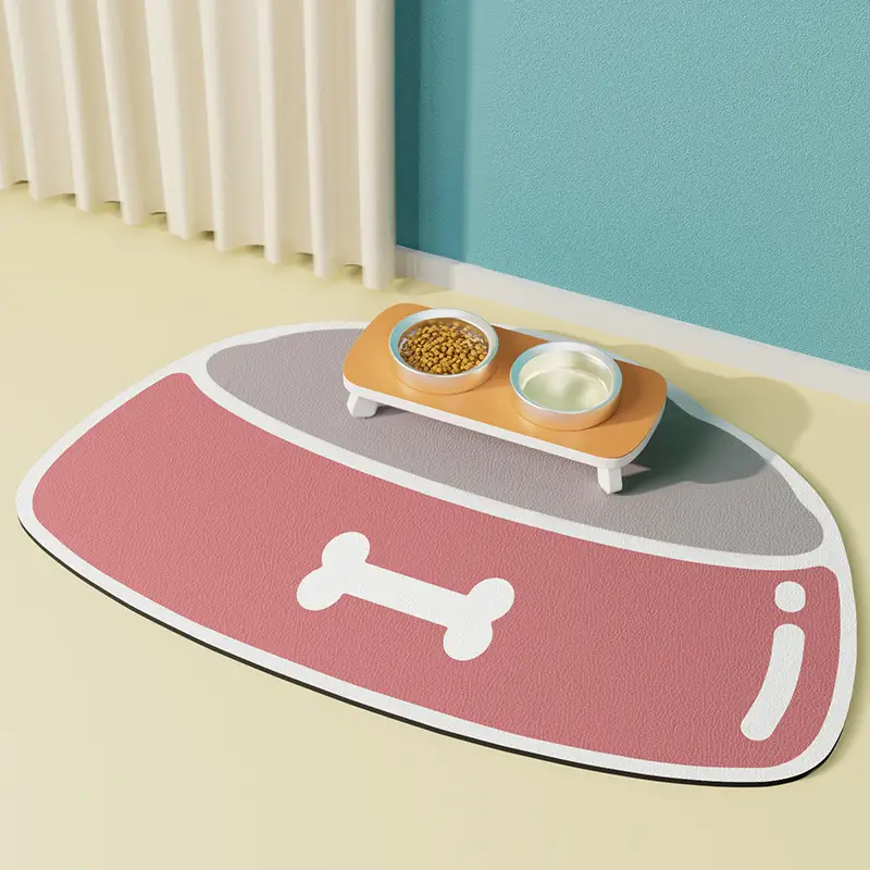 Pet Feeding Mat Silicone Non-slip Waterproof Feeding Splash-proof Mat