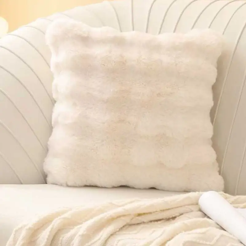 Cream Puff Plush Cushion Pillow