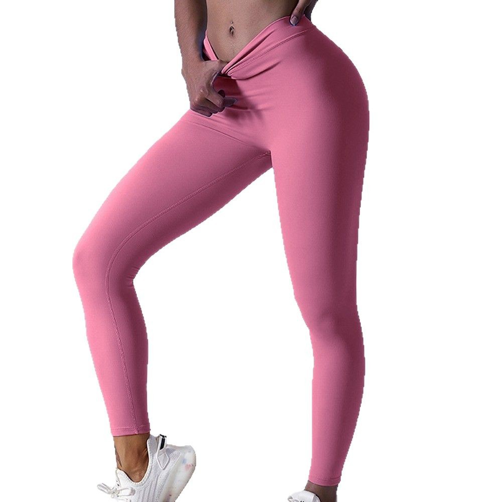 High-Waisted Athletic Fitness Pants, picture 3 of 9