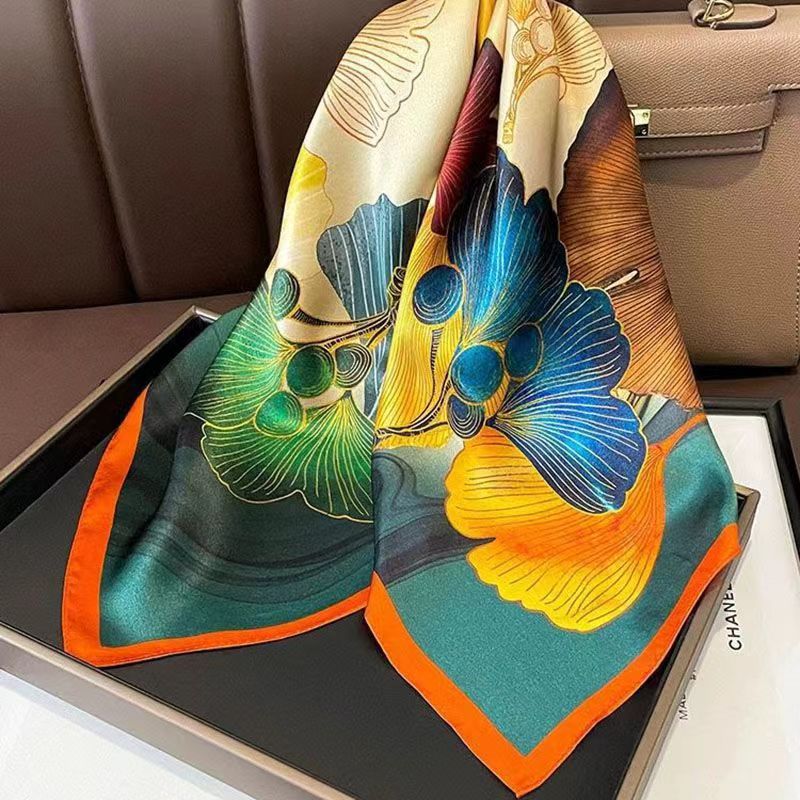 Women's High-end Thin Square Scarf - Image 32