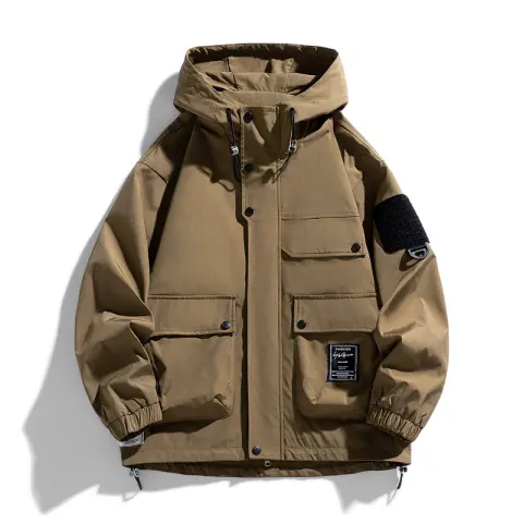 Straight Hem Design for Spring and Autumn Jackets