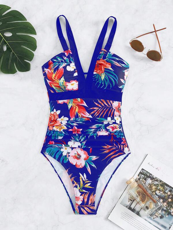 Women's Floral Bikini One-piece Swimsuit - Image 9